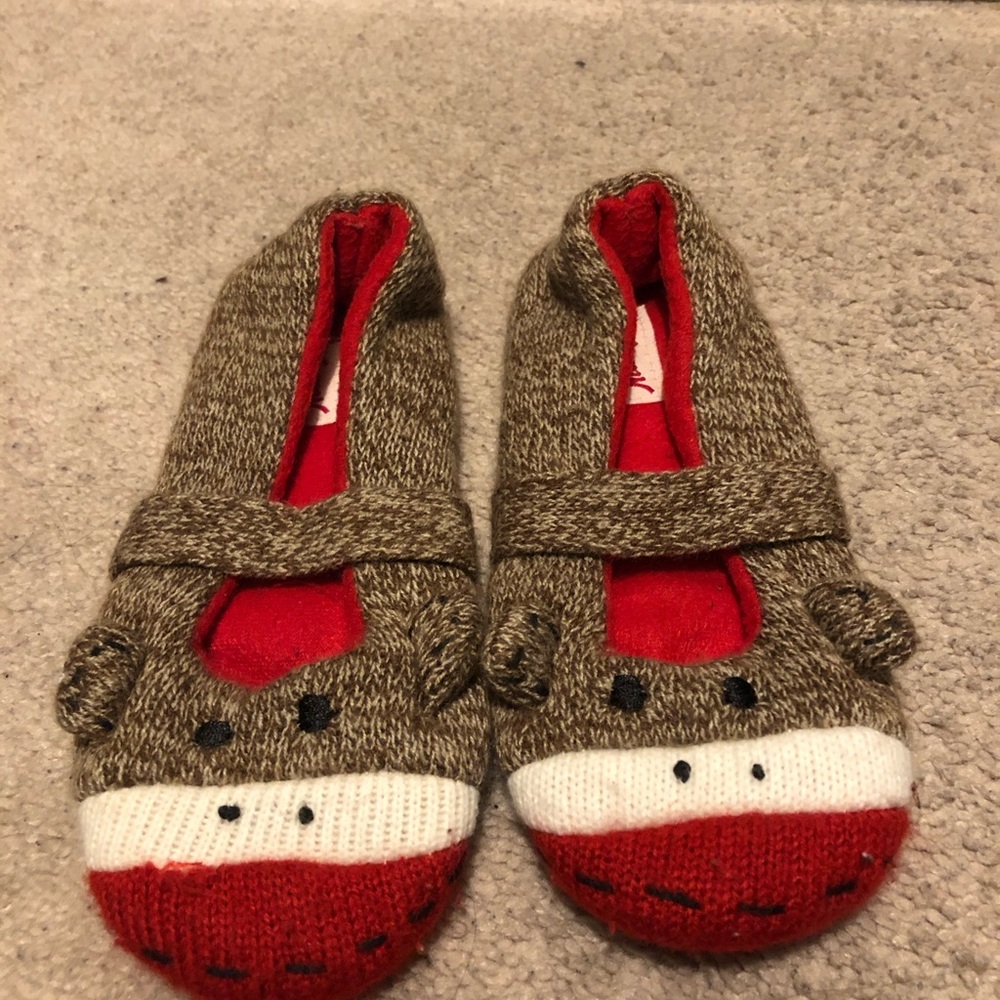 Sock Monkey Slippers